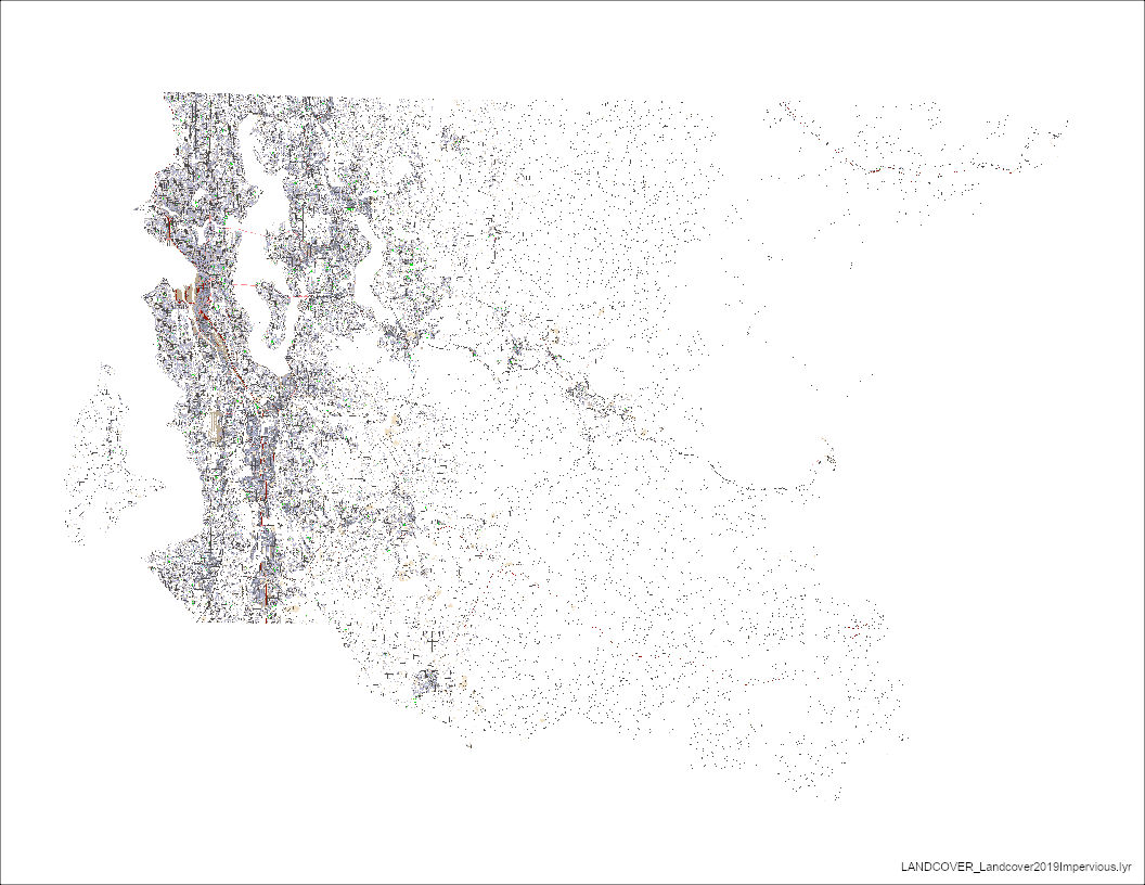 2019 Impervious and Impacted Surface of King County Washington