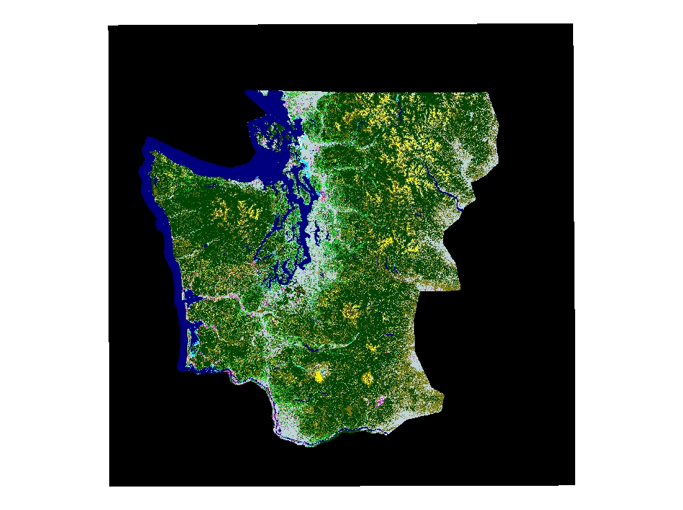 1991 Western Washington Land Cover Change Analysis - 1991 to 2001 Change Detection