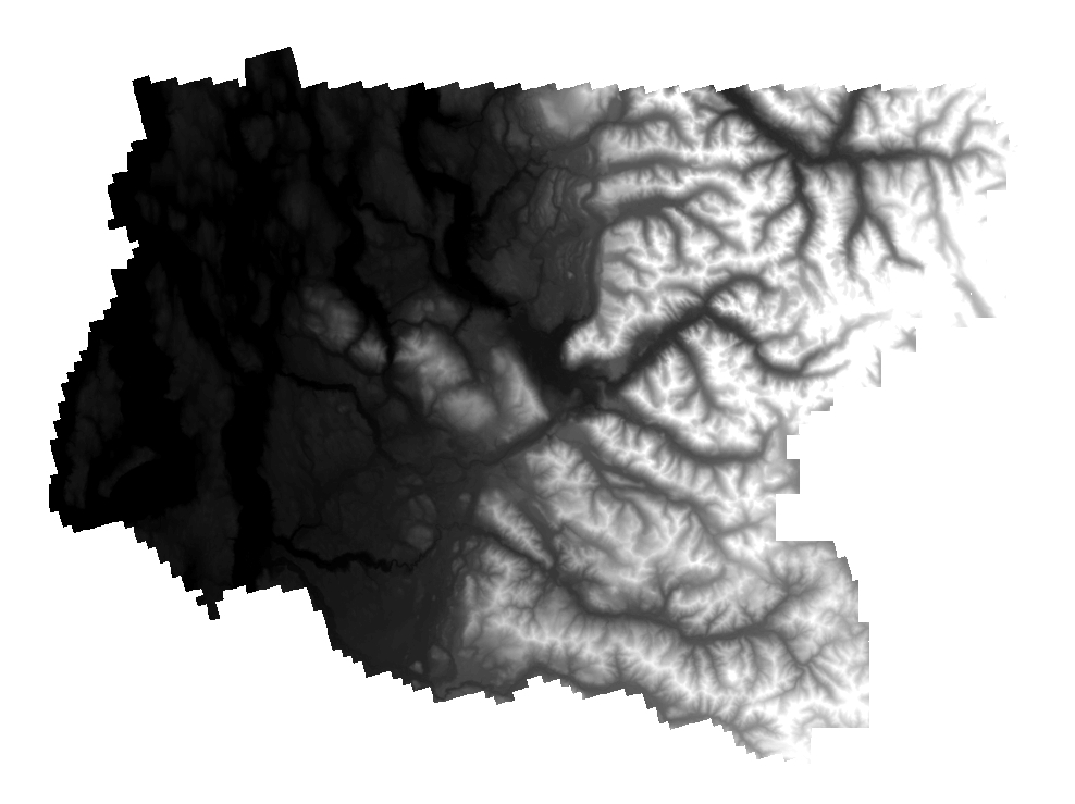 2021 LiDAR Digital Surface Model (DSM) Elevation and Hillshade