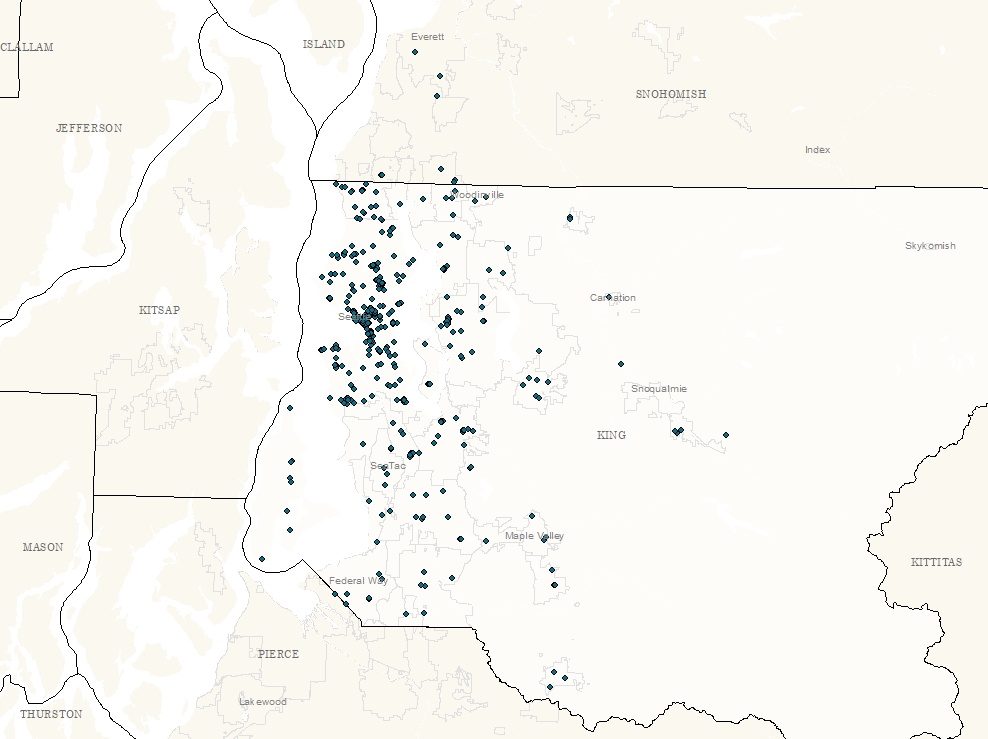 King County Metro Comfort Stations Access