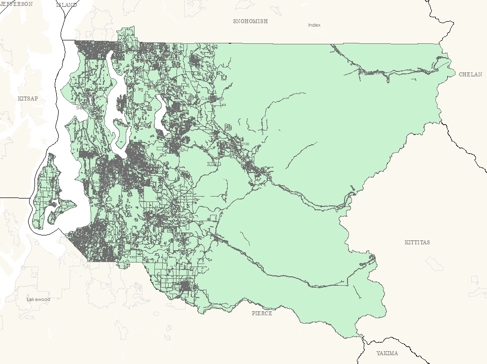 Zoning Designations for King County - 13 category scheme