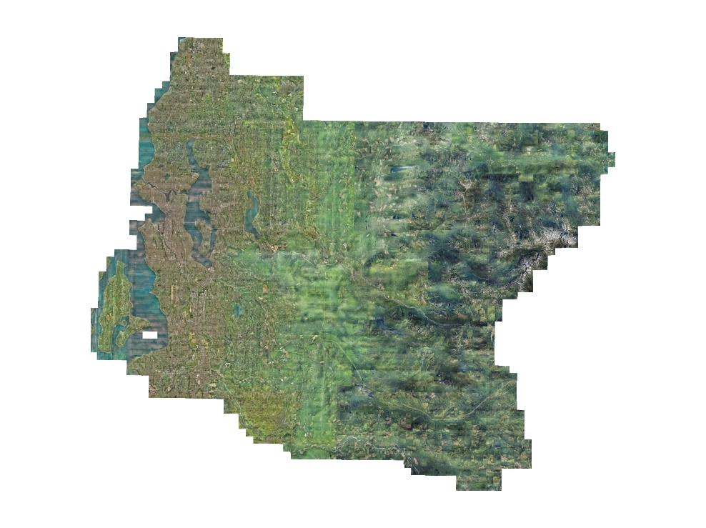 2007 King County (Pictometry) Orthoimagery - 6 in (west) and 1 ft (east)
