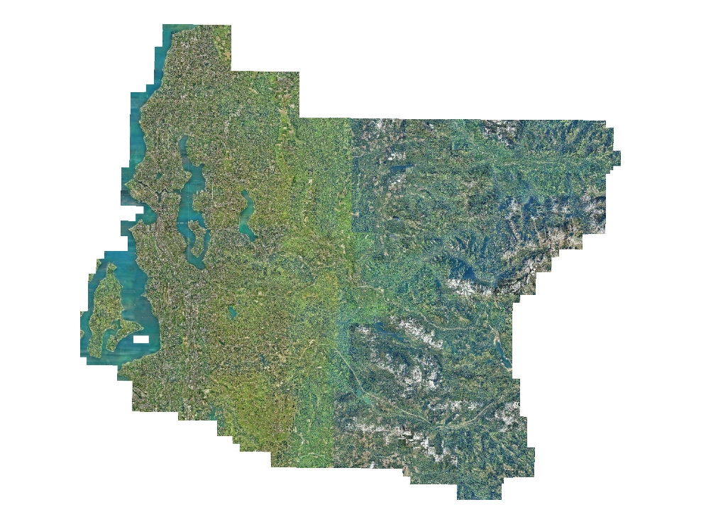 2009 King County (Pictometry) Orthoimagery - 6 in (west) and 1 ft (east)