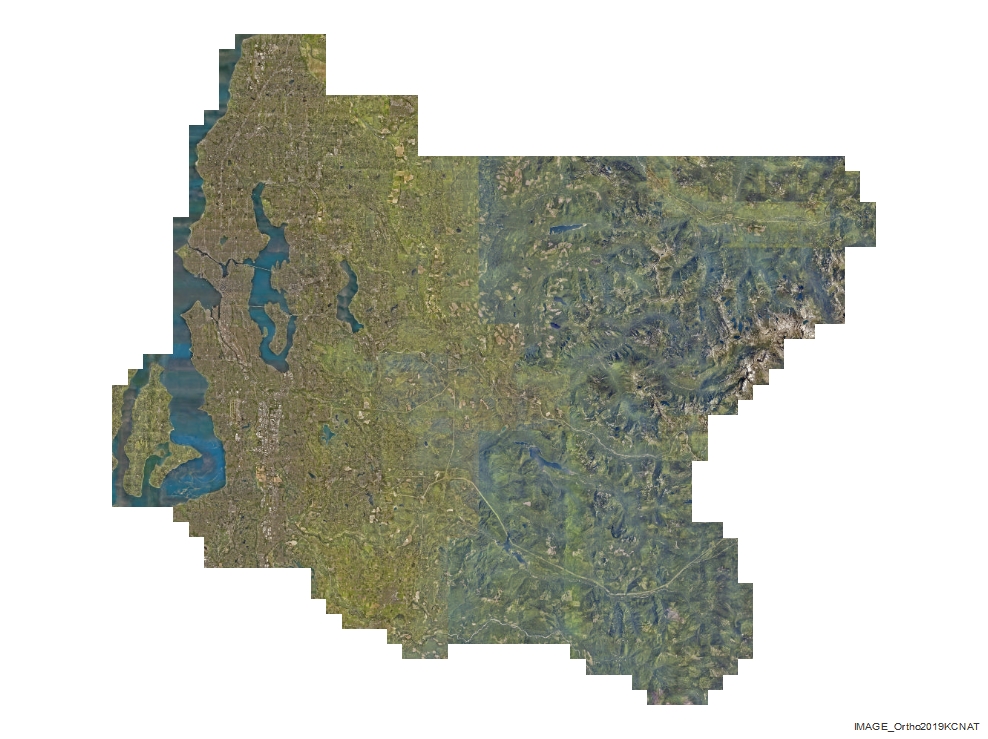 2019 King County (Pictometry) Orthogonal Base Imagery - 3 inch (west) and 9 inch (east)