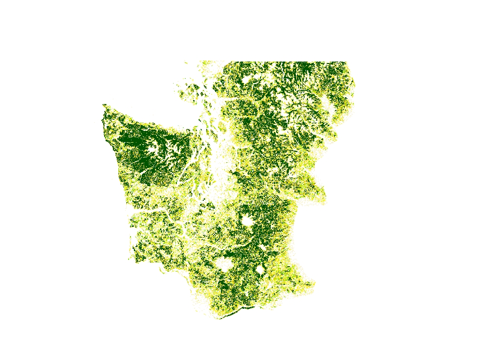 2011 Forest Fragmentation of Washington