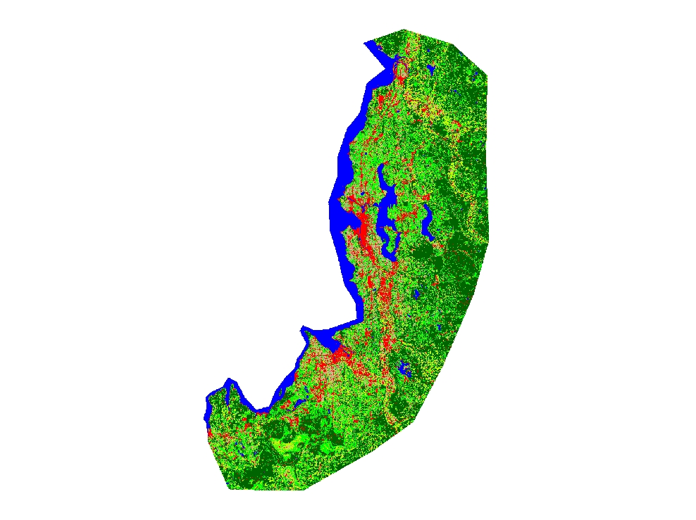 1991 Landcover interpretation from Landsat imagery