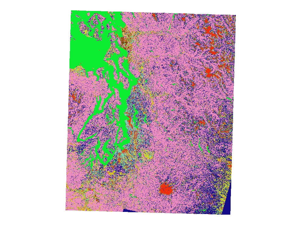 1998 Landcover interpretation from Landsat imagery