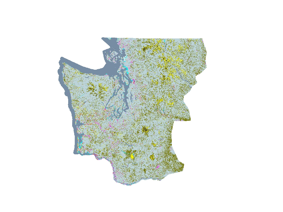 1991 Western Washington Land Cover Change Analysis - 1991 to 1996 Change Detection