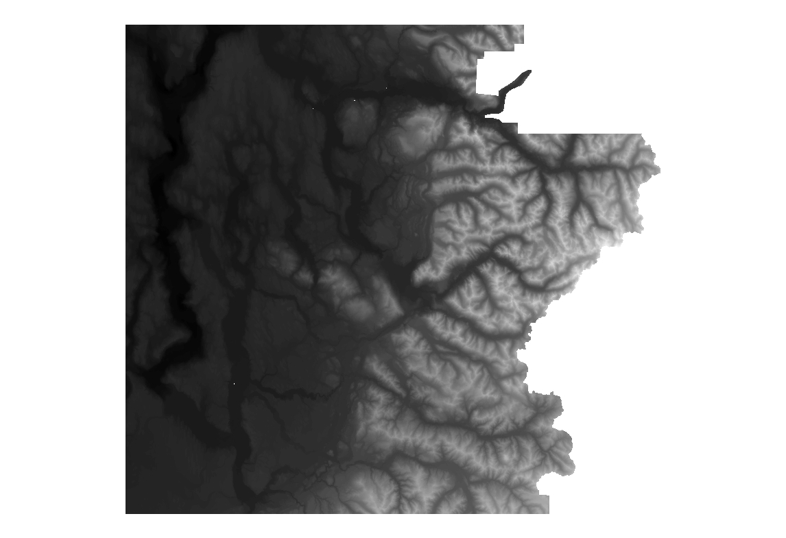 2012 LiDAR Digital Ground Model (DGM) Elevation and Hillshade