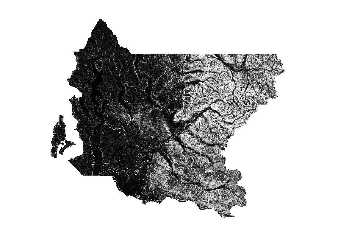 LiDAR Digital Ground Model Slope