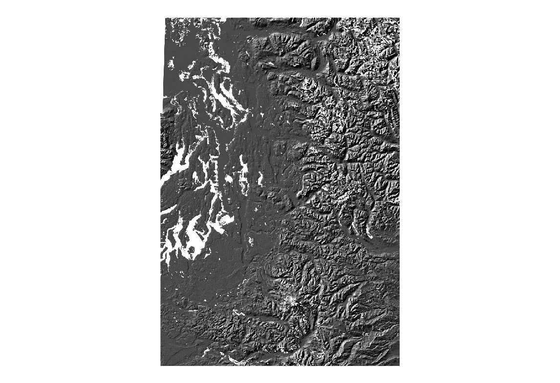2000 Shuttle Radar Topography Mission (SRTM) Spatial Metadata Dataset  - Hillshade