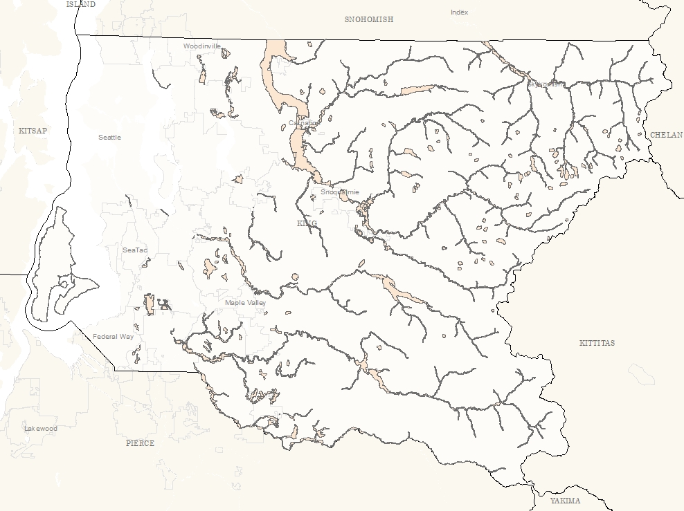 Shoreline Master Program Jurisdiction in King County